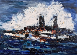 Schilderij, Maya Wildevuur, Acille Tanta, 1995